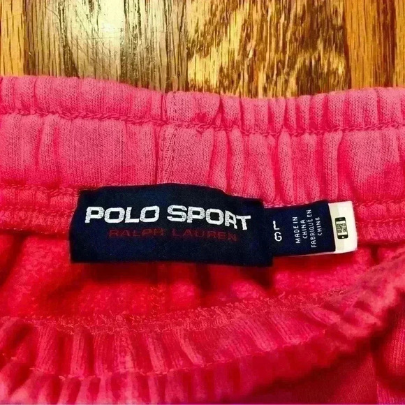 POLO RALPH LAUREN SPORT - PINK SWEATPANTS. SIZE LARGE - Picture 3 of 10